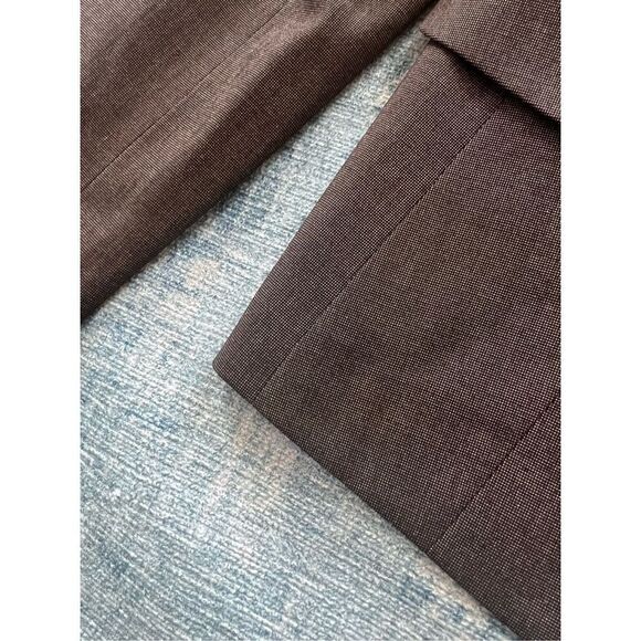 Jones New York Suit Brown Notched Collar 2 Button Blazer Women's Size 4 - Picture 7 of 9